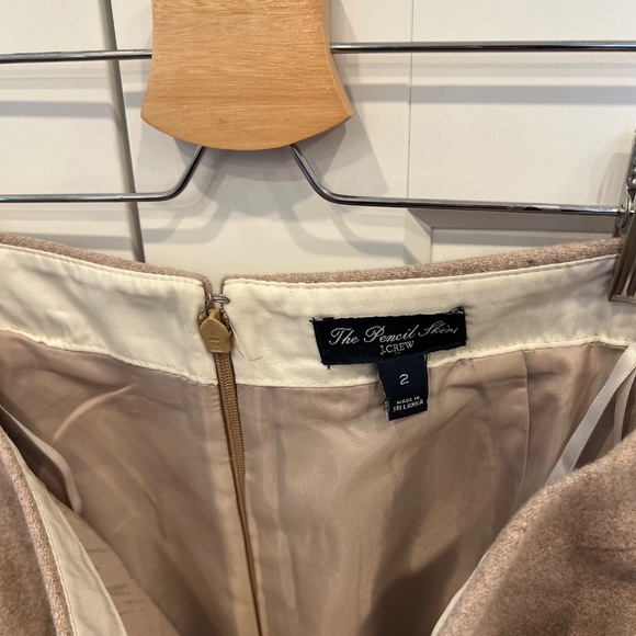 JCrew The Pencil Skirt in Tan Color - Picture 3 of 4